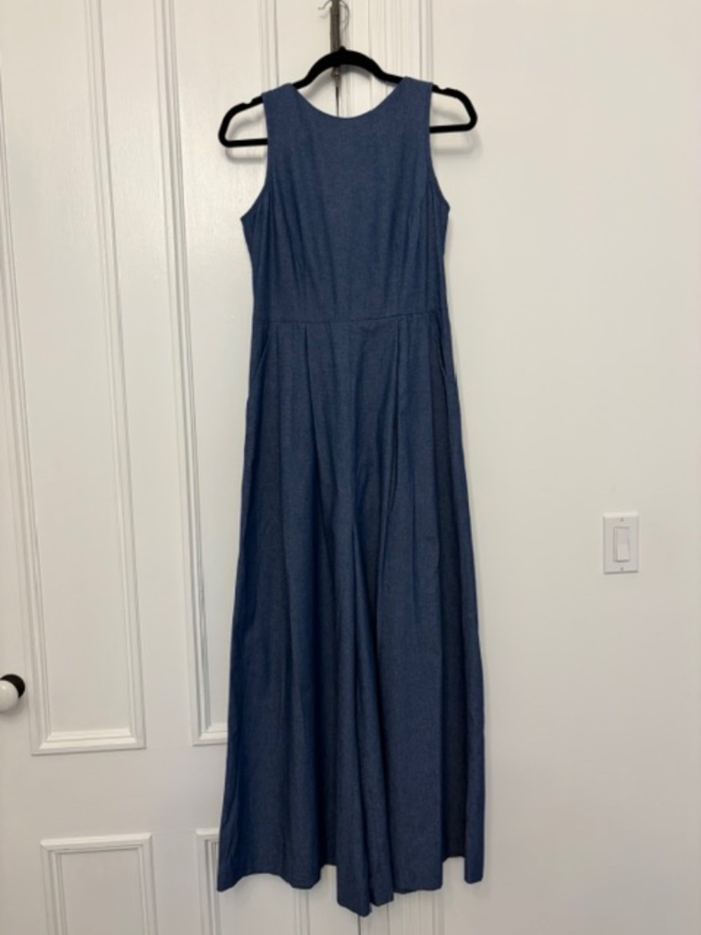 NWT Christine Alcalay Kyoto Denim Jumpsuit size 6